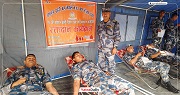 सशस्त्र प्रहरी दिवसको अवसरमा रतmदान कार्यक्रम